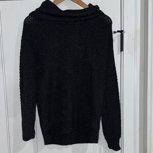 GAP Black Cowl Neck Sweater